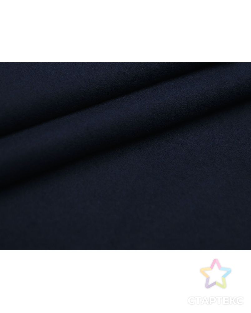 Ткань пальтовая шерстяная звездного синего цвета арт. ГТ-2652-1-ГТ0047433 2