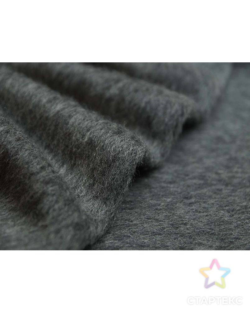 Ткань пальтовая шерстяная с ворсом цвета серый меланж арт. ГТ-2659-1-ГТ0047440 3