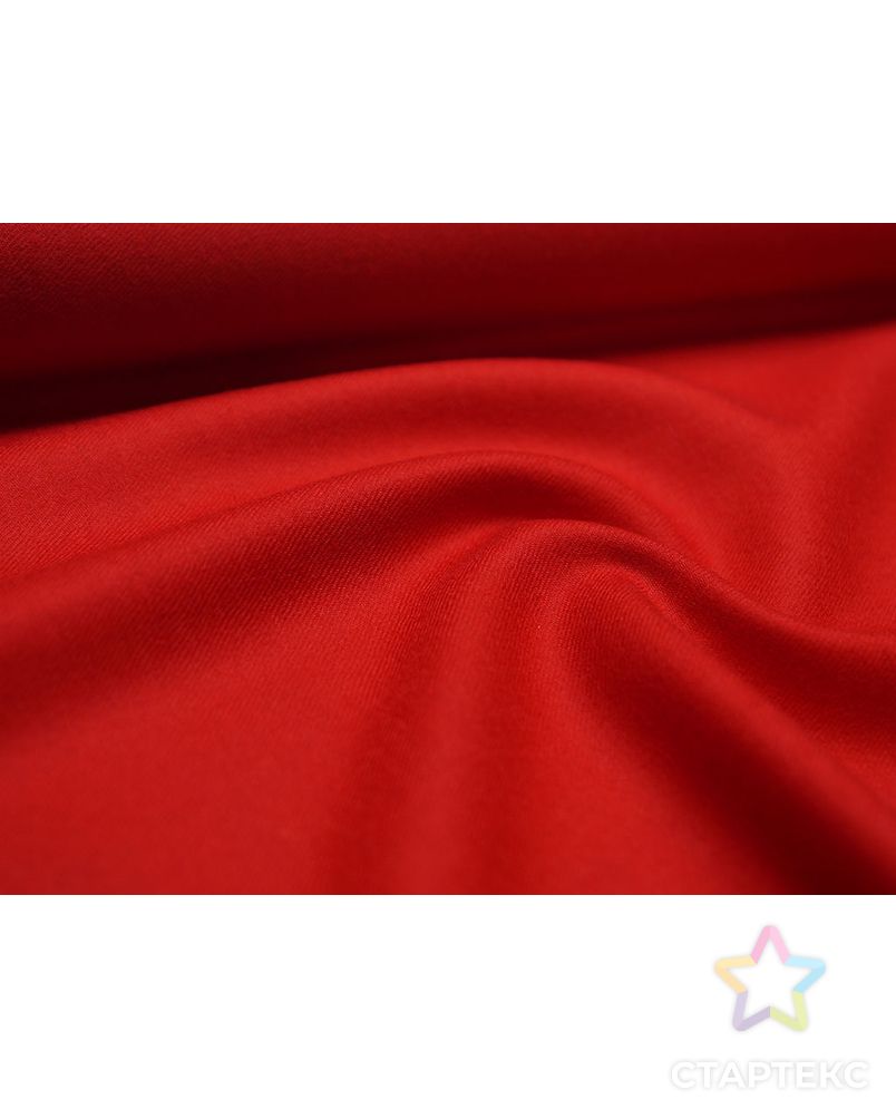 Ткань костюмная шерстяная огненно-красного цвета арт. ГТ-2663-1-ГТ0047444