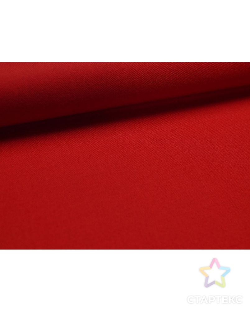 Ткань костюмная шерстяная огненно-красного цвета арт. ГТ-2663-1-ГТ0047444 6