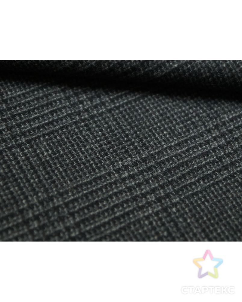 Ткань пальтовая двухсторонняя, черно-серого цвета арт. ГТ-2669-1-ГТ0047450 6