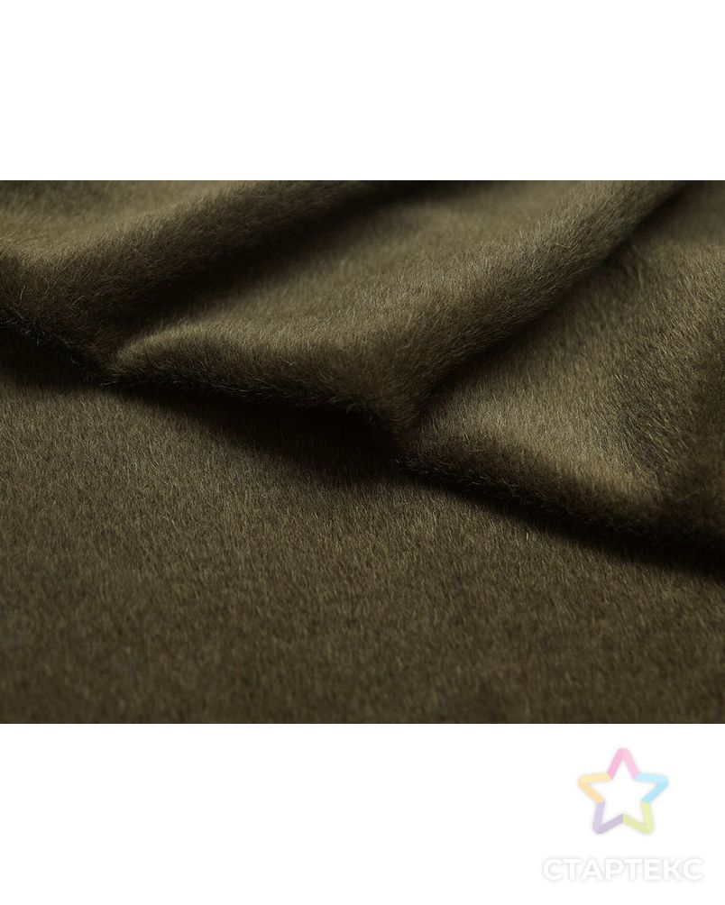 Ткань пальтовая темно-оливкового цвета арт. ГТ-2675-1-ГТ0047457 3