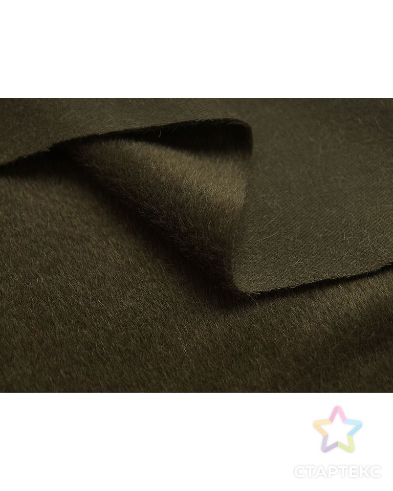 Ткань пальтовая темно-оливкового цвета арт. ГТ-2675-1-ГТ0047457 5