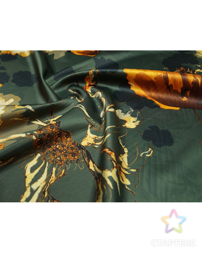 Заказать Изящная плательная ткань с абстрактными цветами  (190 г/м2) арт. ГТ-2698-1-ГТ0047489 в Новосибирске