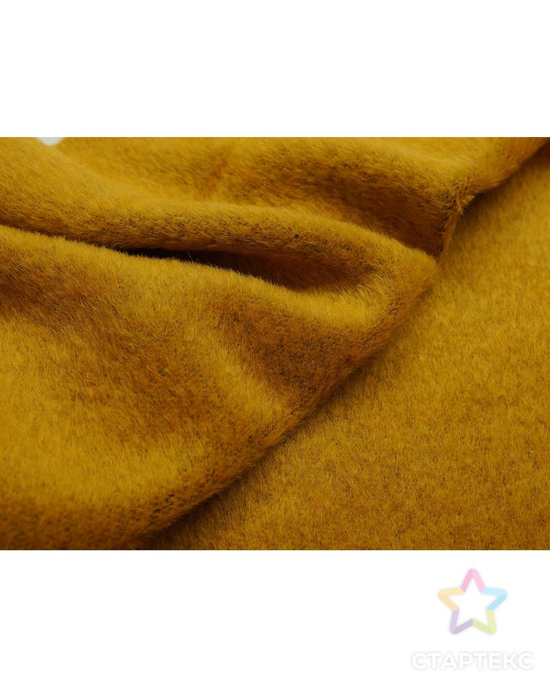 Пальтовая ткань со средним ворсом цвета золотого сияния арт. ГТ-2732-1-ГТ0047525