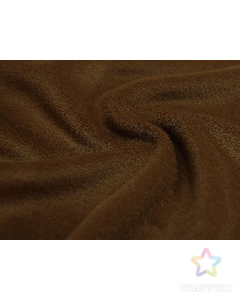 Пальтовая ткань с коротким ворсом, цвет сепия арт. ГТ-2733-1-ГТ0047526 1