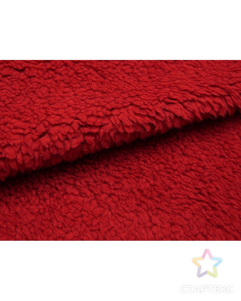 Винтажный искусственный мех, цвет красного танго арт. ГТ-2735-1-ГТ0047528 1