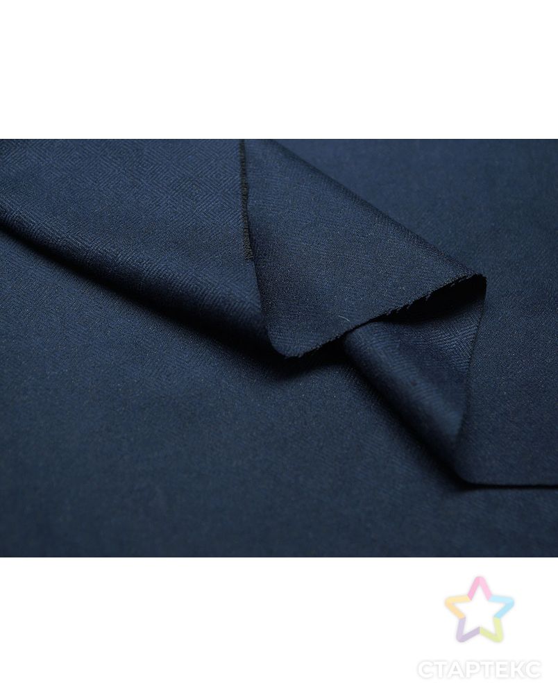 Двухсторонняя костюмная ткань черно-синего цвета арт. ГТ-2770-1-ГТ0047627 4