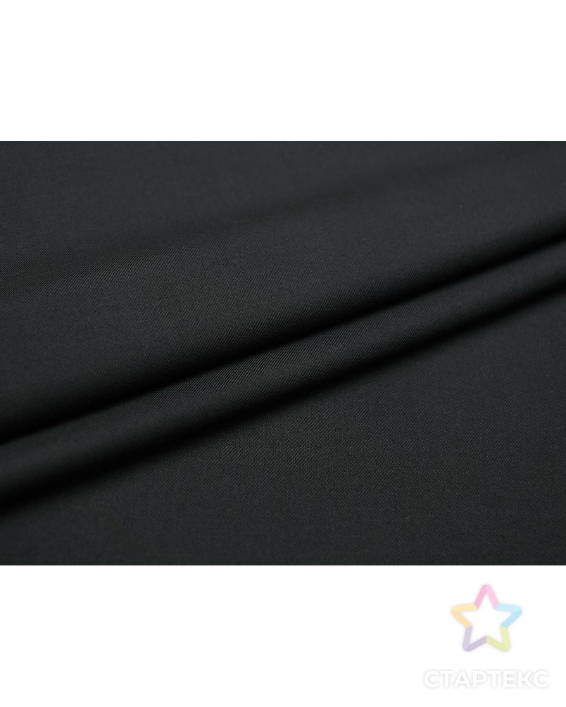 Классическая костюмная ткань черного цвета арт. ГТ-2771-1-ГТ0047628