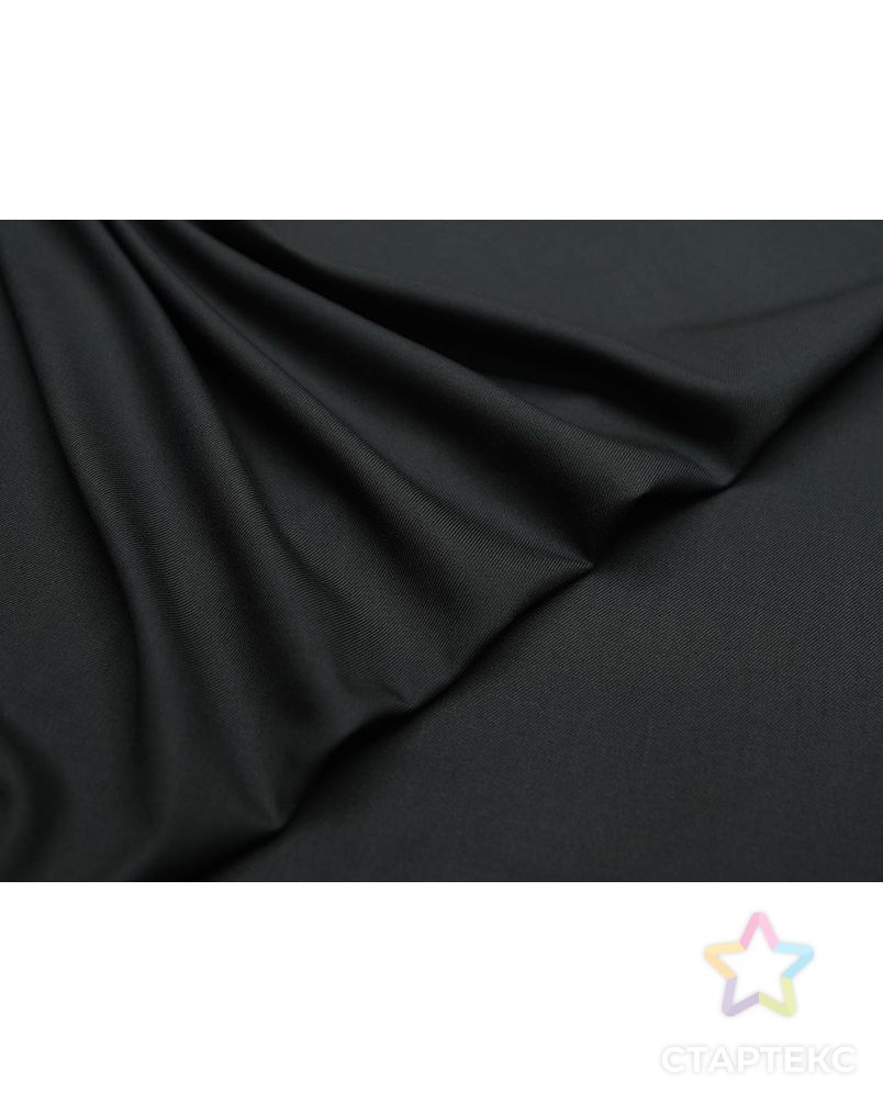 Классическая костюмная ткань черного цвета арт. ГТ-2771-1-ГТ0047628 2