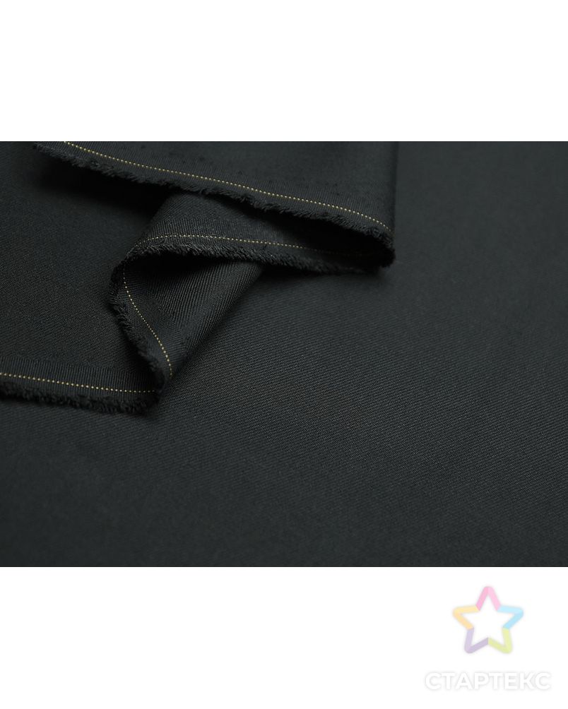Классическая костюмная ткань черного цвета арт. ГТ-2771-1-ГТ0047628