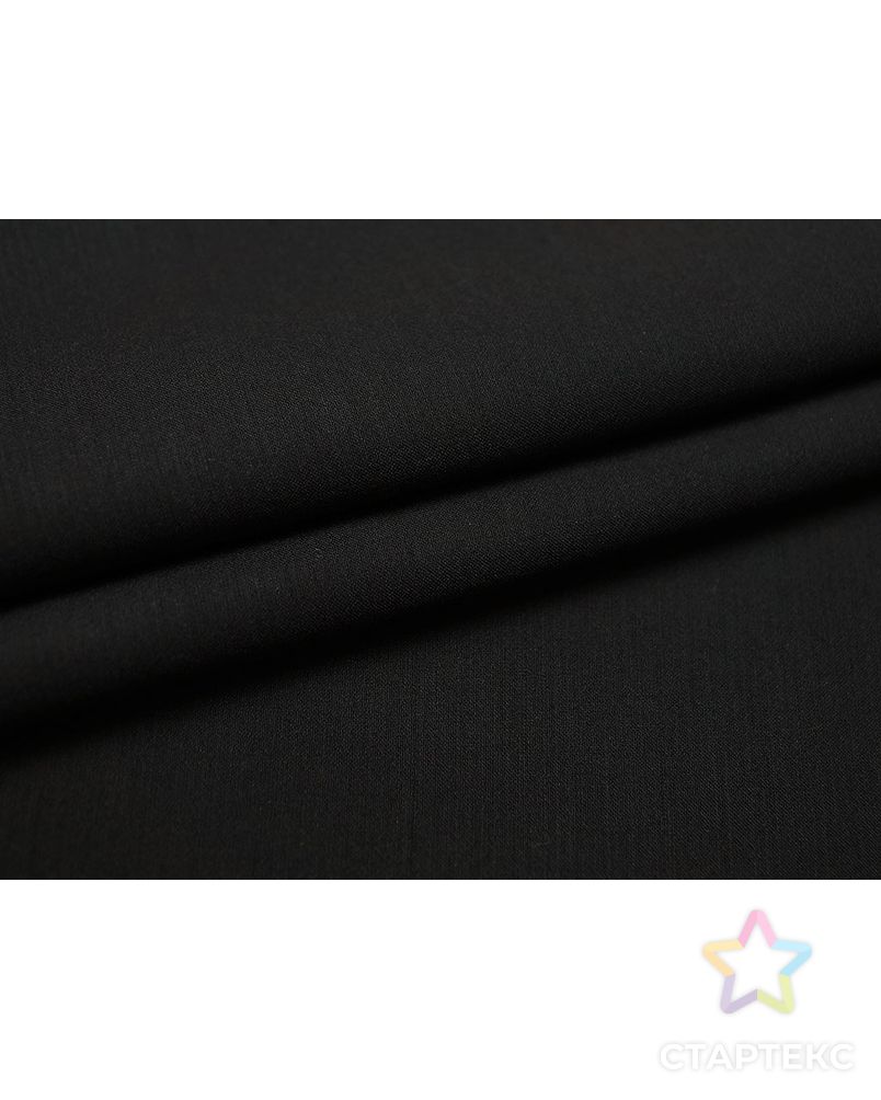 Классическая костюмная ткань угольно-черного цвета арт. ГТ-2776-1-ГТ0047634 2