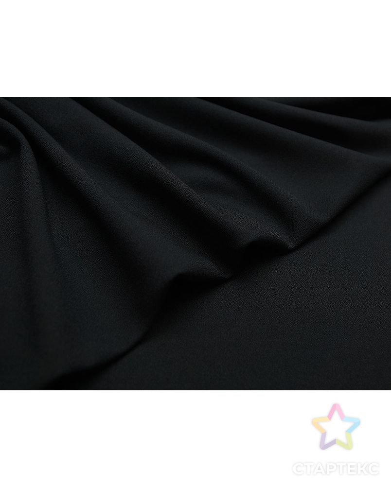 Креп костюмно-плательный черного цвета арт. ГТ-2779-1-ГТ0047637