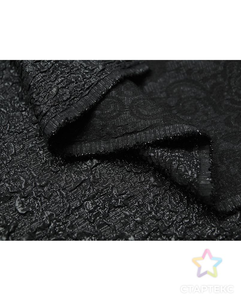 Элегантный жаккард черного цвета с эффектом сжатия арт. ГТ-2844-1-ГТ0047709 4