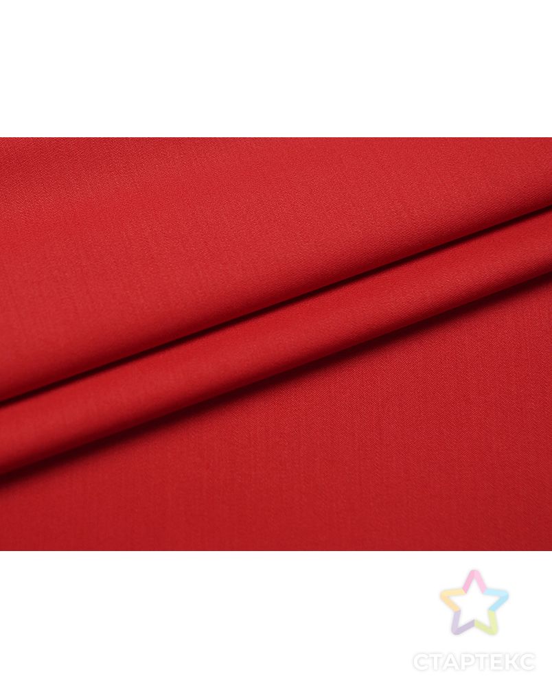 Костюмная ткань насыщенного красного цвета  (260 г/м2) арт. ГТ-2846-1-ГТ0047711