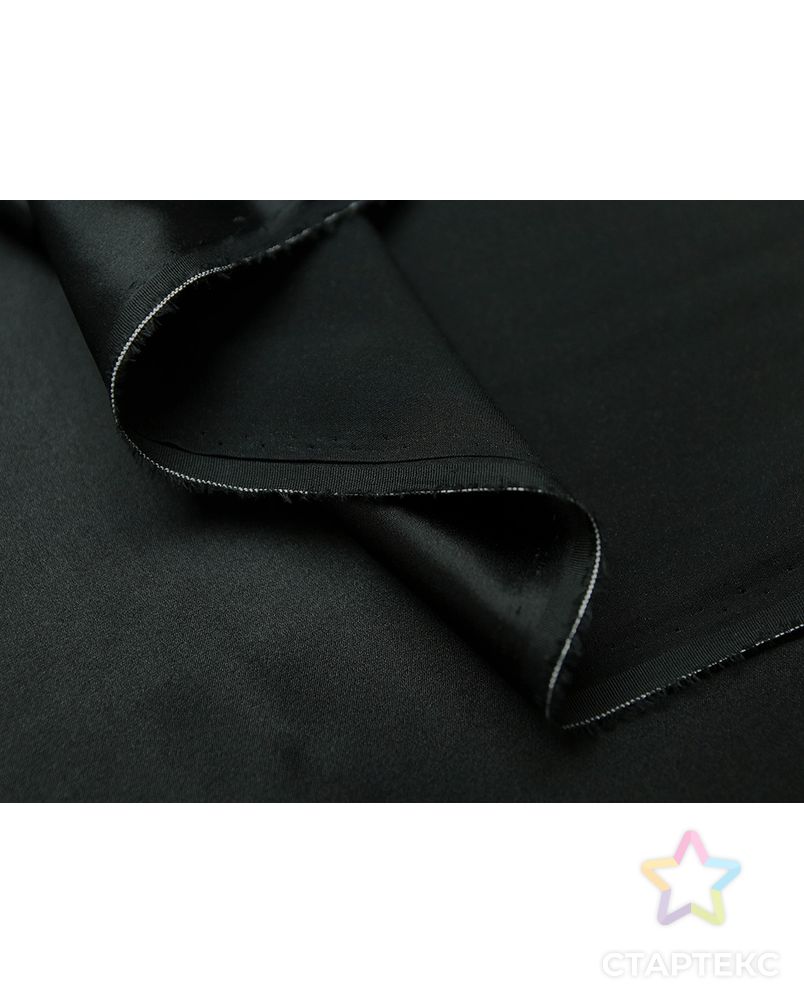 Великолепный блузочный шелк черного цвета арт. ГТ-2886-1-ГТ0047764 4