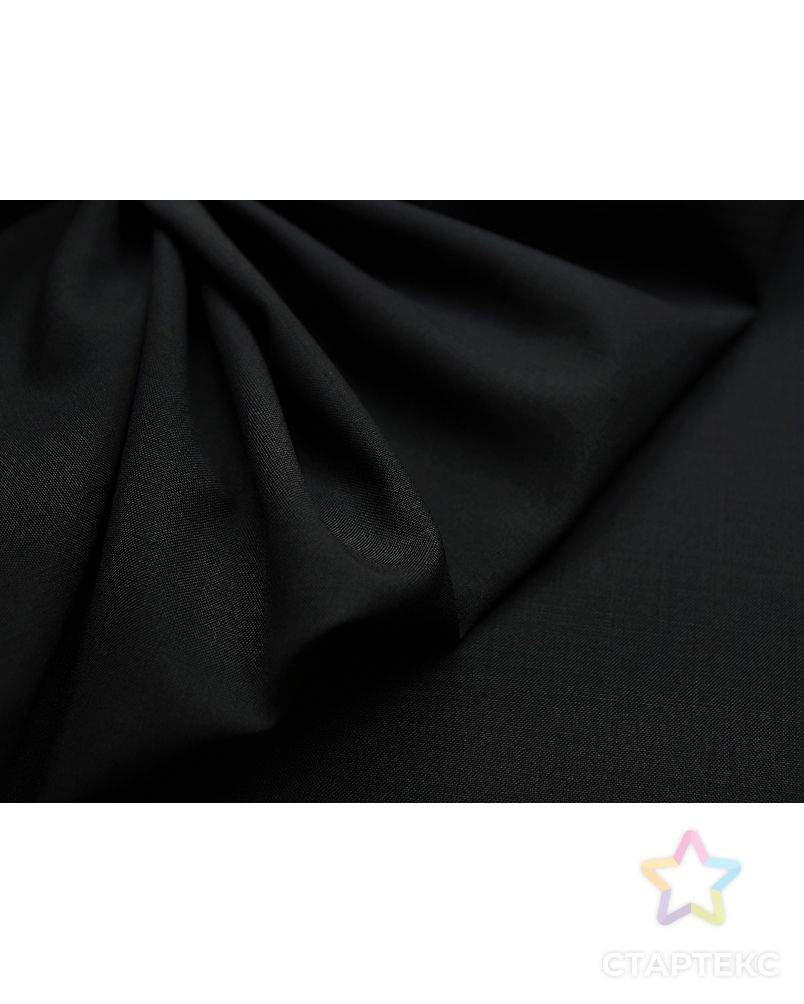 Заказать Классическая костюмная ткань угольно-черного цвета  (185 г/м2) арт. ГТ-2894-1-ГТ0047772 в Новосибирске