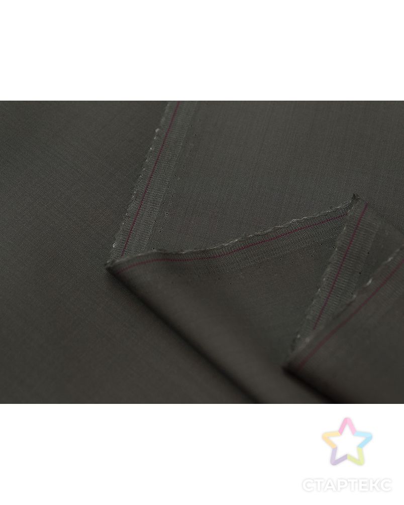 Классическая костюмная ткань серо-коричневого цвета арт. ГТ-2895-1-ГТ0047773
