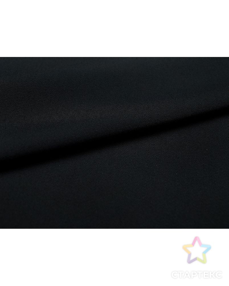 Плотная костюмная ткань черного цвета арт. ГТ-2902-1-ГТ0047780 5