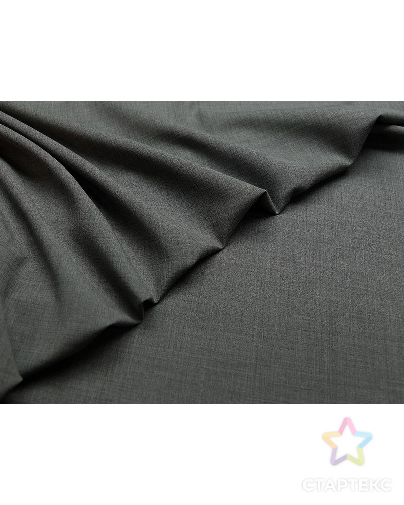 Тонкая костюмная ткань серого меланжевого цвета арт. ГТ-2915-1-ГТ0047794 3