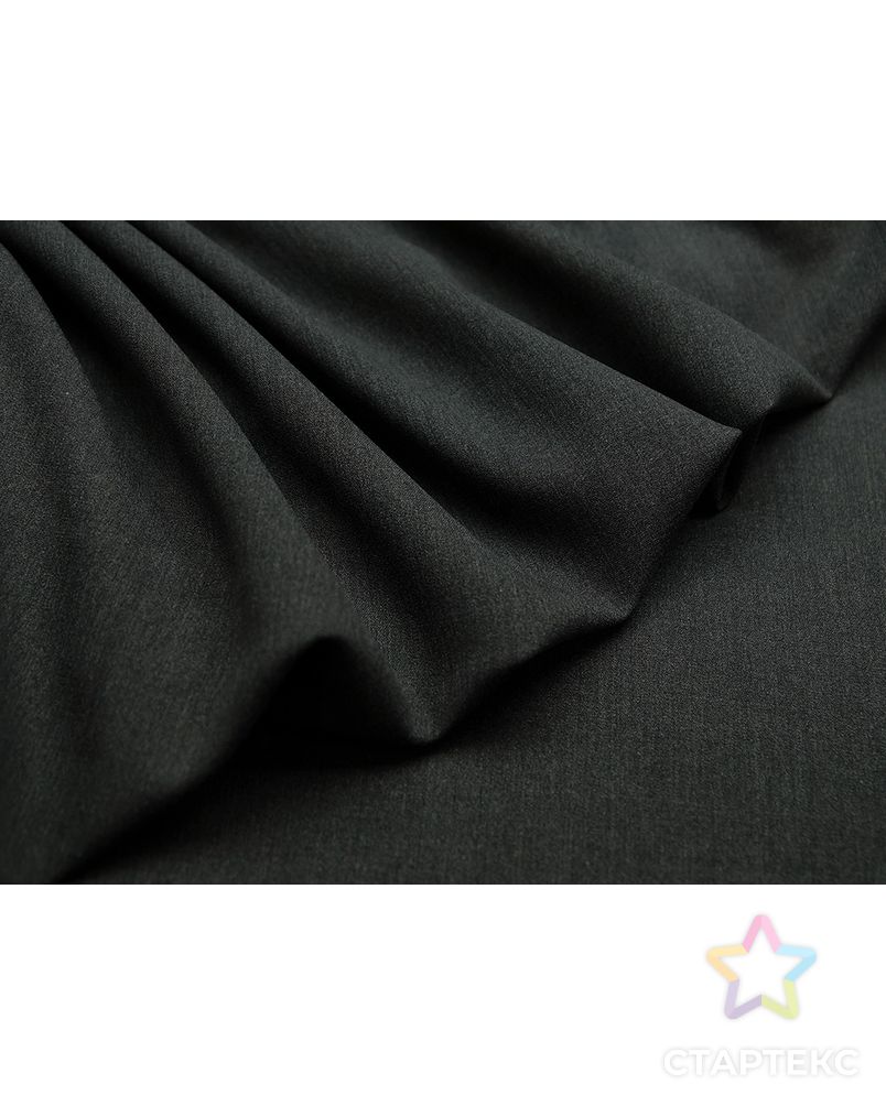 Плотная костюмная ткань темно-графитового цвета арт. ГТ-2922-1-ГТ0047802 3