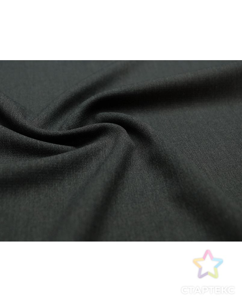 Плотная костюмная ткань темно-графитового цвета арт. ГТ-2922-1-ГТ0047802