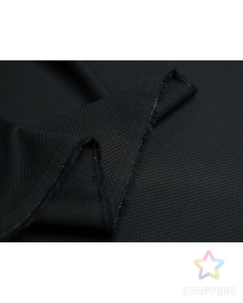 Фактурная костюмная ткань черного цвета арт. ГТ-2926-1-ГТ0047806 4