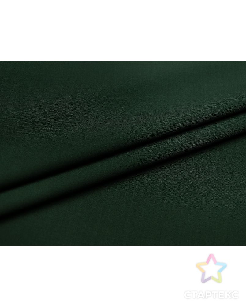 Ткань костюмная двухсторонняя, цвет темно-зеленый арт. ГТ-2955-1-ГТ0047835 2