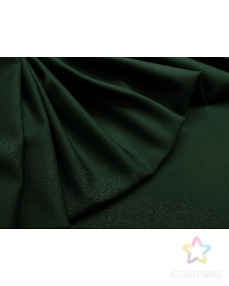 Ткань костюмная двухсторонняя, цвет темно-зеленый арт. ГТ-2955-1-ГТ0047835 3