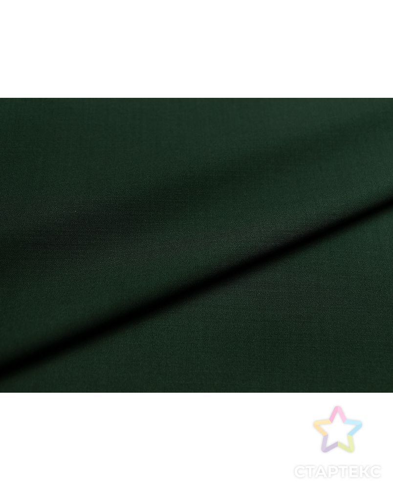 Ткань костюмная двухсторонняя, цвет темно-зеленый арт. ГТ-2955-1-ГТ0047835 5