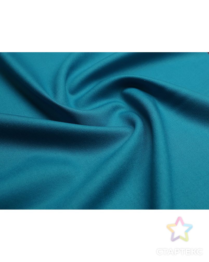 Ткань костюмная двухсторонняя, цвет насыщенный голубой арт. ГТ-2956-1-ГТ0047836 1