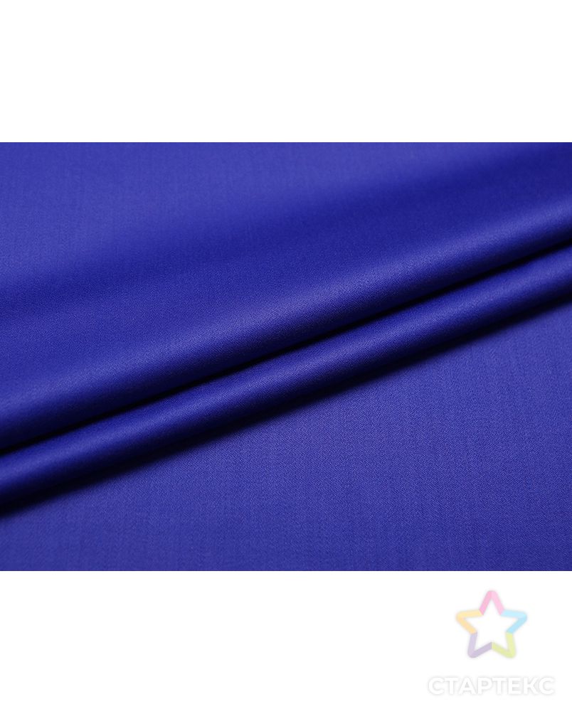 Ткань костюмная двухсторонняя насещенного синего цвета арт. ГТ-2961-1-ГТ0047841 2