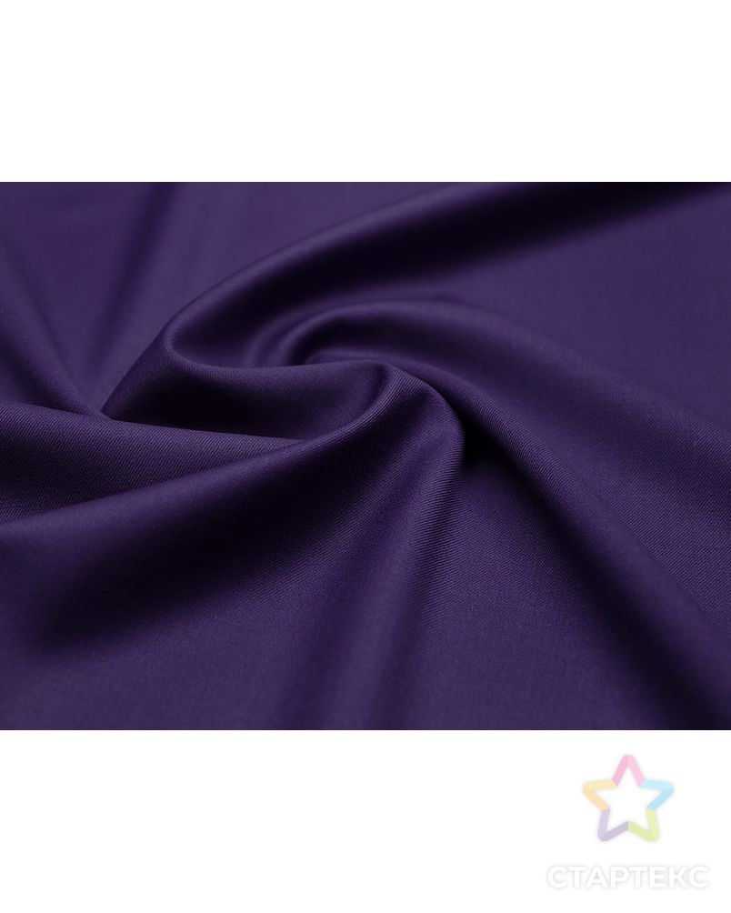 Ткань костюмная двухсторонняя насещенного фиолетового цвета арт. ГТ-2962-1-ГТ0047842 1