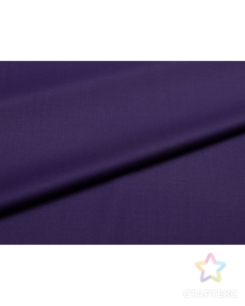 Ткань костюмная двухсторонняя насещенного фиолетового цвета арт. ГТ-2962-1-ГТ0047842 5