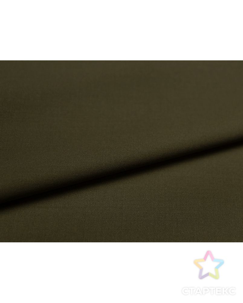Ткань костюмная двухсторонняя темного цвета хаки арт. ГТ-2963-1-ГТ0047843