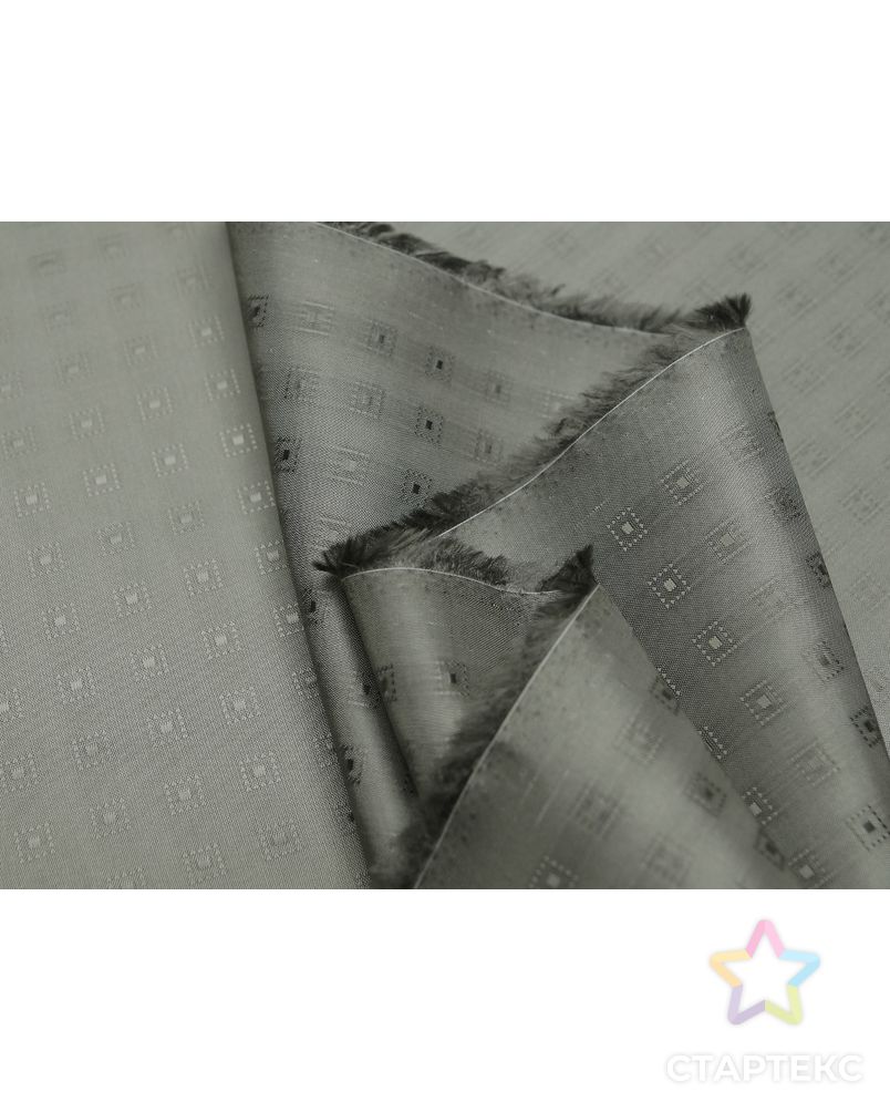 Жаккардовая подкладочная ткань с геометрическим рисунком арт. ГТ-3001-1-ГТ0047881 5