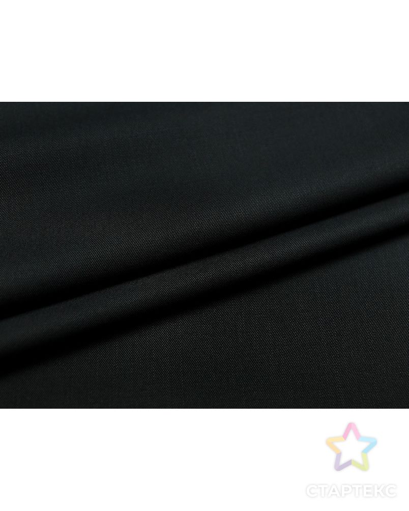 Классическая костюмная ткань, цвет черный арт. ГТ-3006-1-ГТ0047886 2