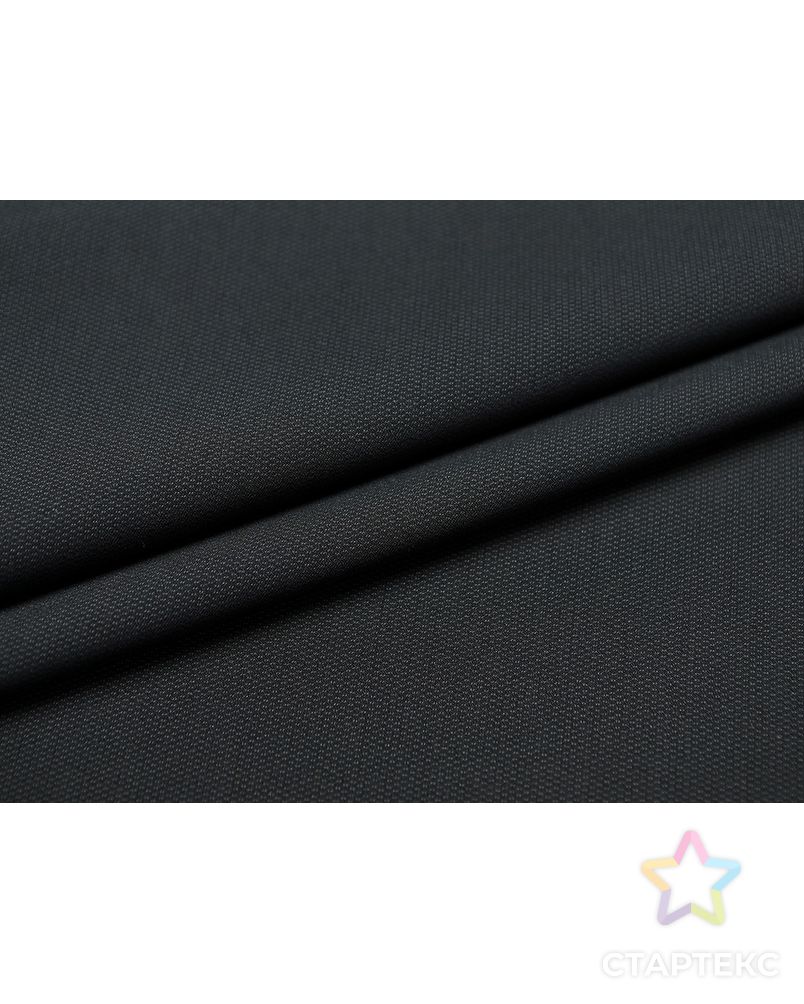 Заказать Прекрасная костюмная ткань черного цвета с текстурной поверхностью арт. ГТ-3007-1-ГТ0047887 в Новосибирске