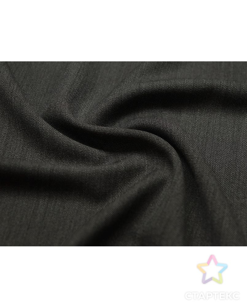 Шерстяная костюмная ткань под джинсу, серый меланж арт. ГТ-3017-1-ГТ0047897 1