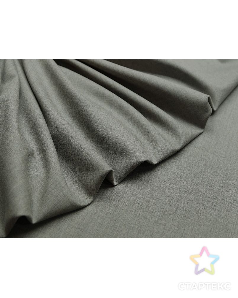 Изысканная костюмная ткань, благородного серого цвета арт. ГТ-3033-1-ГТ0047916