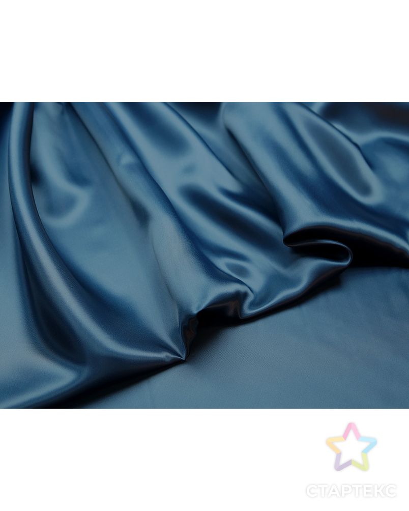 Ткань подкладочная стального синего цвета  (113 г/м2) арт. ГТ-3200-1-ГТ0047937