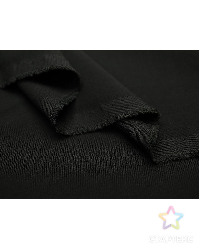 Ткань плательная "Кади", цвет черный   (270 гм2) арт. ГТ-3211-1-ГТ0047948