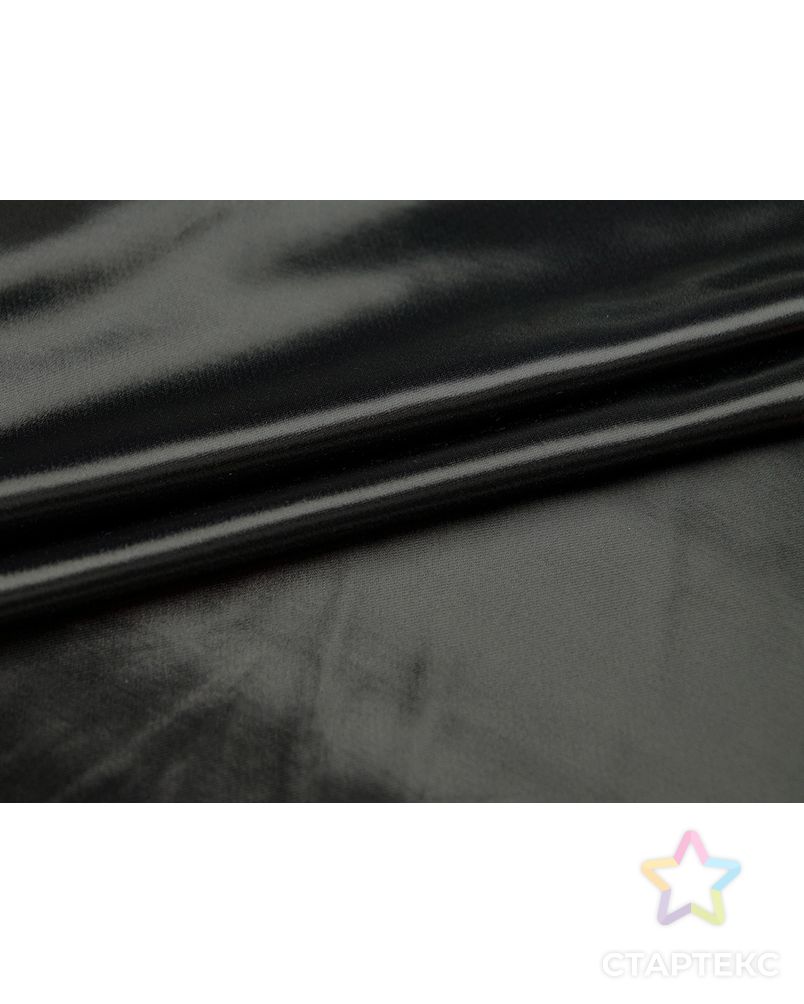 Великолепная подкладочная ткань угольно-черного цвета  (165 г/м2) арт. ГТ-3216-1-ГТ0047953 2