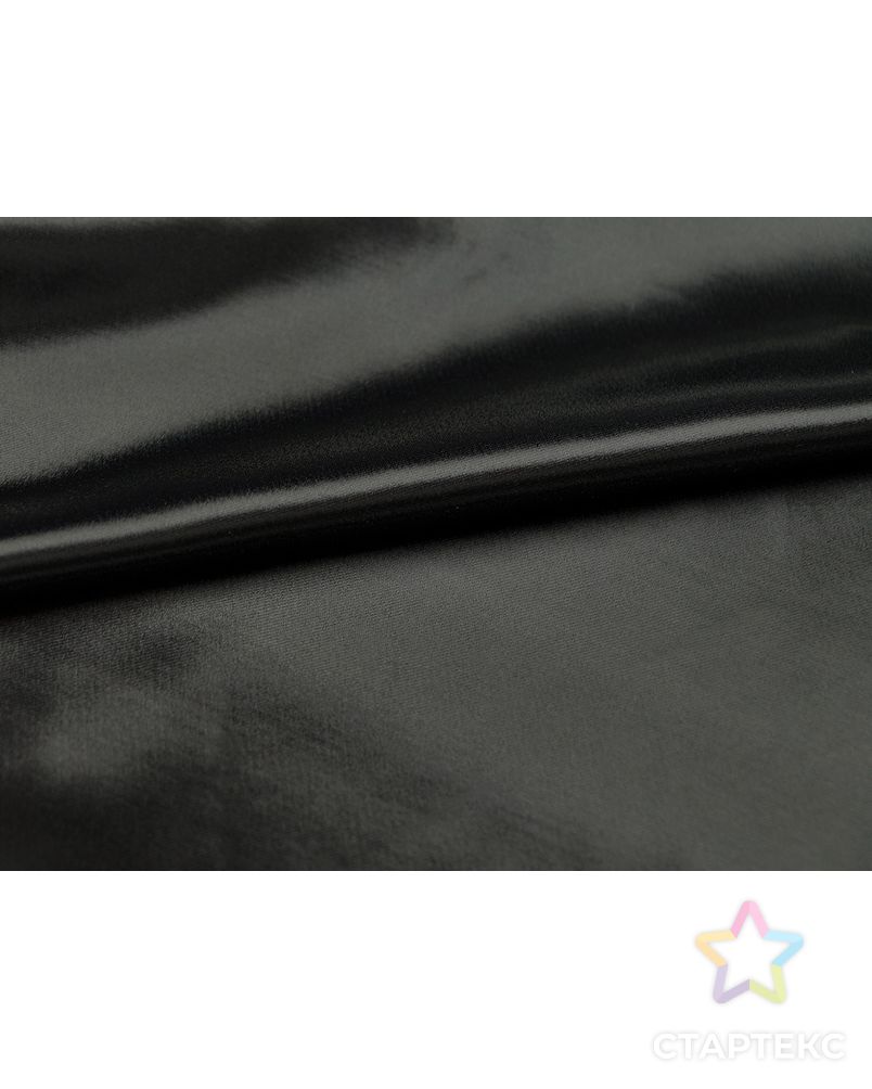 Великолепная подкладочная ткань угольно-черного цвета  (165 г/м2) арт. ГТ-3216-1-ГТ0047953 5