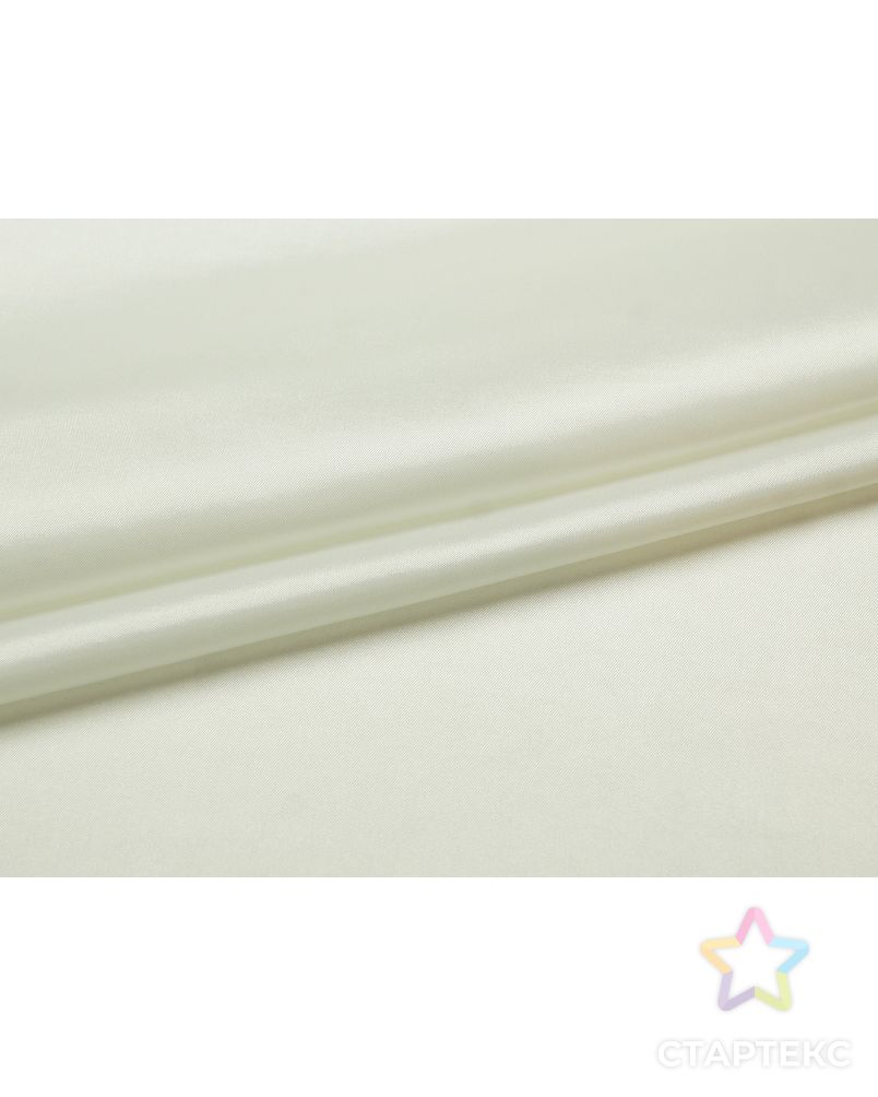 Однотонная подкладочная ткань молочного цвета арт. ГТ-3228-1-ГТ0047965 2