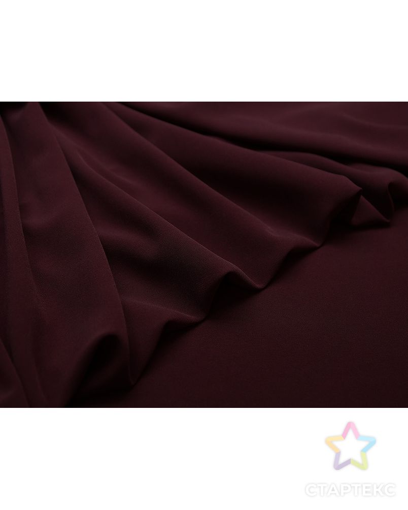 Ткань плательная "Кади" темно-вишневого цвета  (240 гр/м2) арт. ГТ-3277-1-ГТ0048022 3