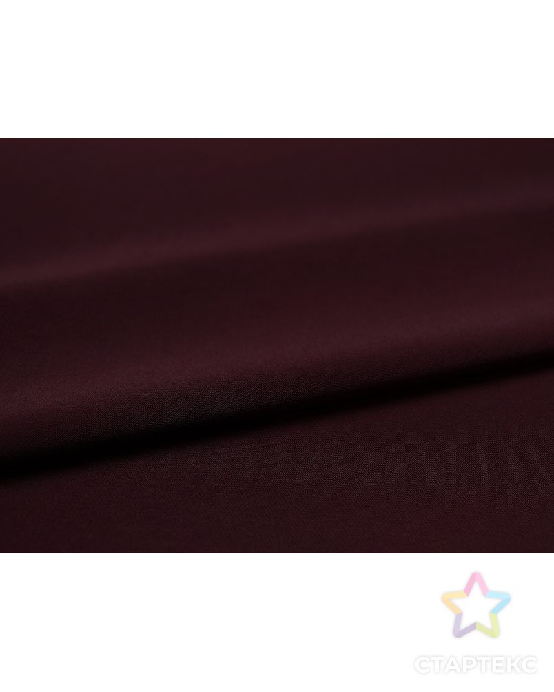 Ткань плательная "Кади" темно-вишневого цвета  (240 гр/м2) арт. ГТ-3277-1-ГТ0048022 5