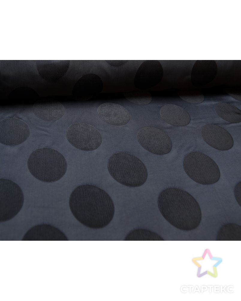 Изысканный жаккард с текстурными кусками, цвет темно-серый металлик  (181 гр/м2) арт. ГТ-3298-1-ГТ0048045
