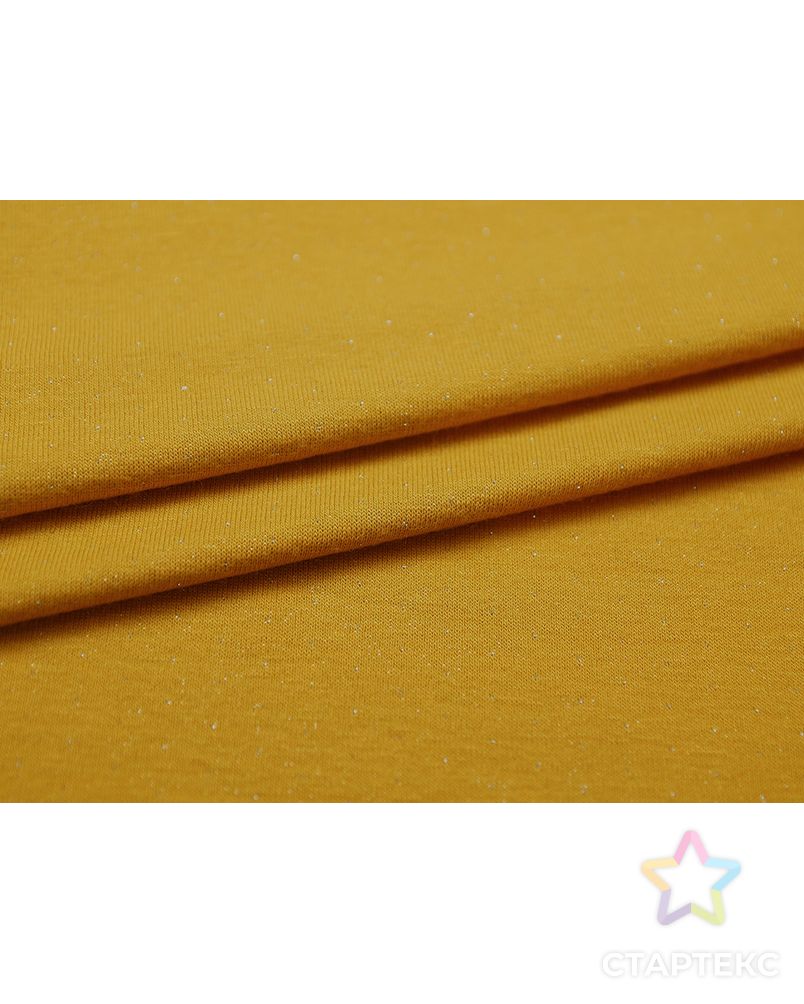 Двухсторонний трикотаж с люрексом, цвет золотистый (215 гр/м2) арт. ГТ-3312-1-ГТ0048060