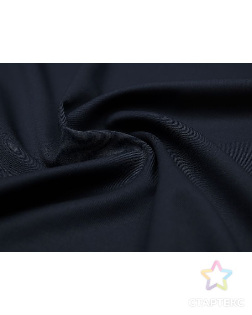 Классическая костюмная ткань темно-синего цвета (210 гр/м2) арт. ГТ-3324-1-ГТ0048104